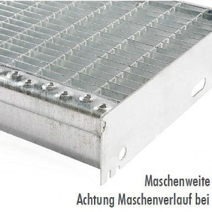 [2620-01] Fluchttreppen Stufe 31 x 9 mm Maschenweite