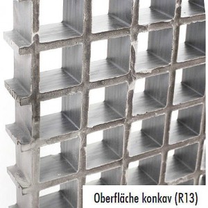 [2569-09] GFK-Gitterroste konkav R13