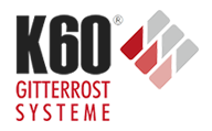 K60 Gitterroste aus Edelstahl | Normroste oder Sonderanfertigung Logo